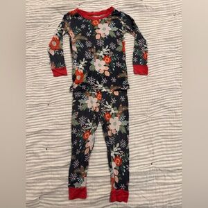 Little Sleepies Winter Berry 2 piece Set, Size 18-24month
